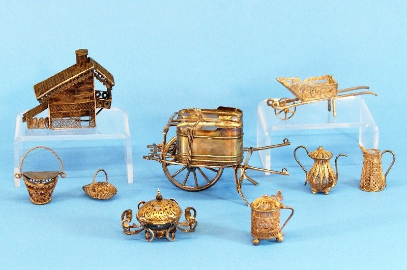 Dutch and Chinese Miniatures Silver and Silver Plate (1 of 6)