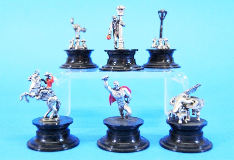 Six Small Silver Miniatures (1 of 6)