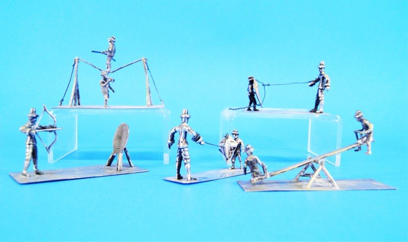 Five Dutch Silver Miniatures (1 of 5)