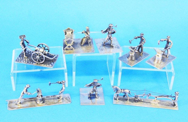 Seven Silver Dutch Miniatures (1 of 7)