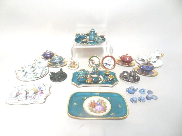 Dollhouse Miniature Limoges  and Japanese Tea Sets (1 of 5)