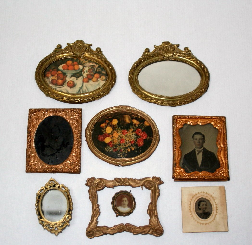 Antique Framed Dollhouse Miniature  Pictures (1 of 1)