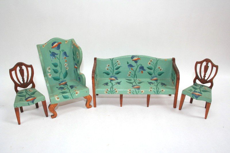 Dollhouse Miniature Tynietoy Parlor Suite (1 of 2)