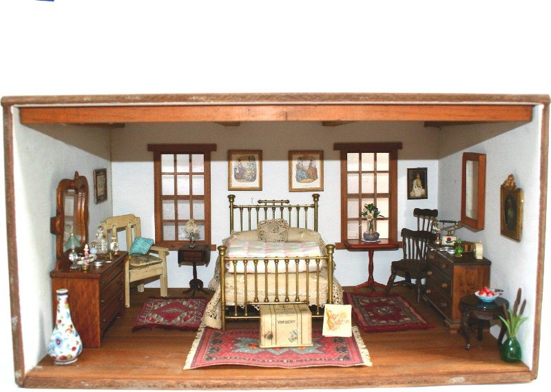 Vintage Bedroom Roombox (1 of 3)