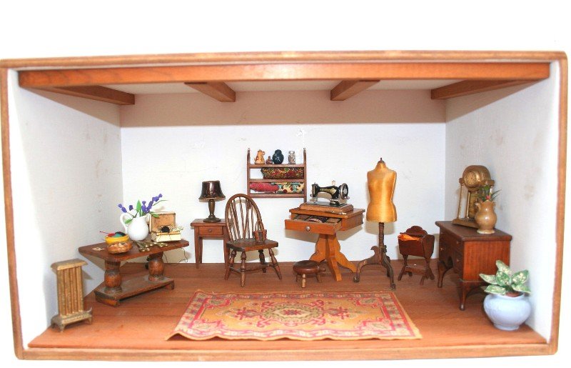 Vintage Sewing Roombox (1 of 3)