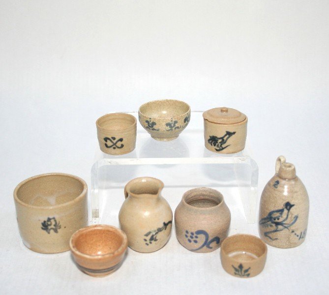 Dollhouse Miniature Artisan Stoneware (1 of 1)