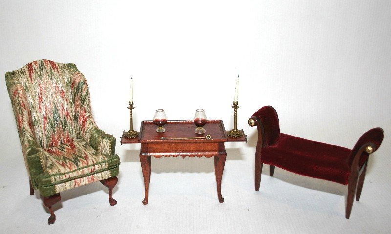 Chestnut Hill Chair, Bench and Tea Table (1 of 1)