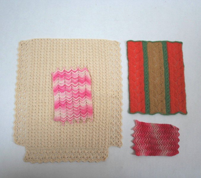 Dollhouse Miniature Artisan Afghans (1 of 1)