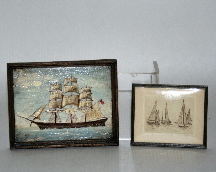 George Schlosser Marine Painting (1 of 3)