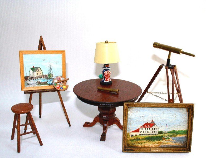 George Schlosser Painting (1 of 2)