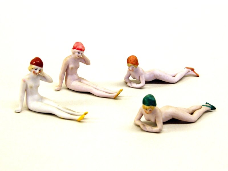 Bisque Bathing Beauty Dolls (1 of 5)