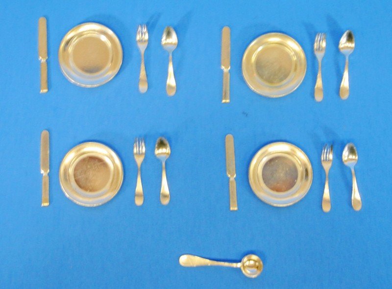 French Silver Plates and Flatware (1 of 4)