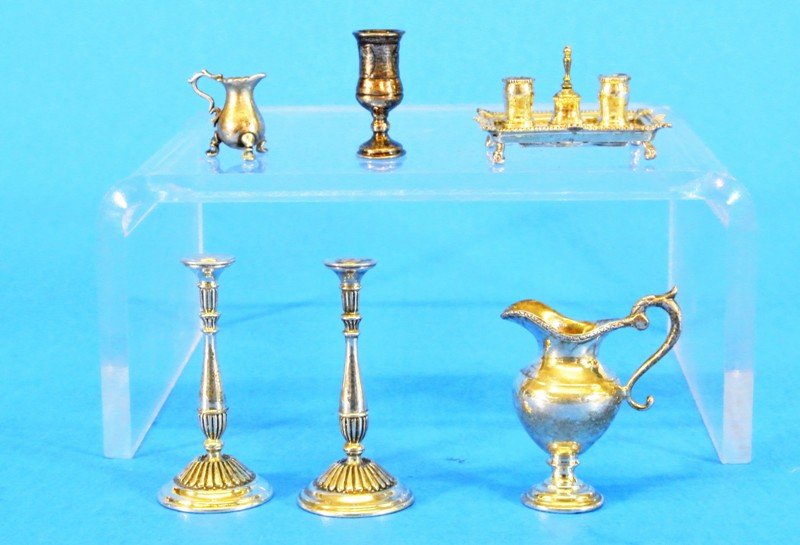 Acquisto Silver Miniature Candle Sticks and Others (1 of 7)