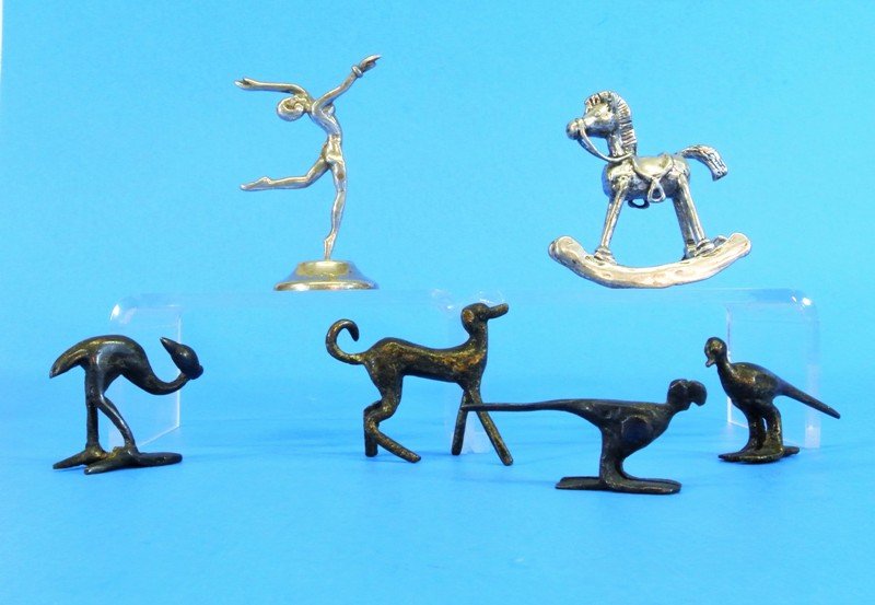 Silver and Bronze Miniature Statues (1 of 7)