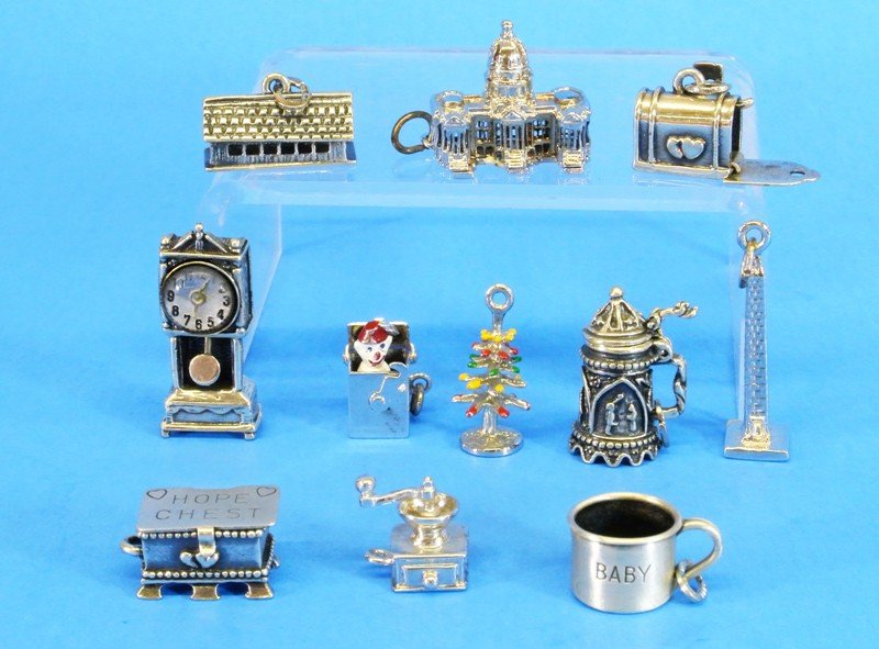 Bear Silver Miniature Charms and Others (1 of 7)