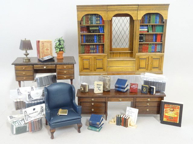 Dollhouse Miniature Library (1 of 4)