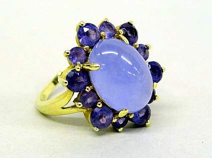 14Kt Lavender Jade Ring (1 of 2)