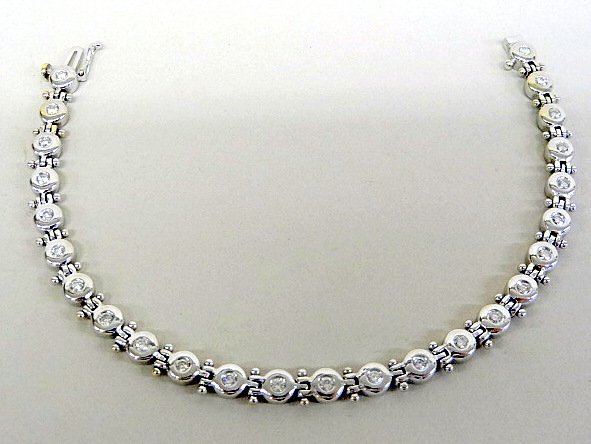 14Kt Diamond Bracelet (1 of 1)