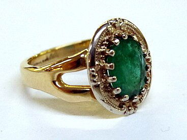 14Kt Emerald Ring (1 of 3)