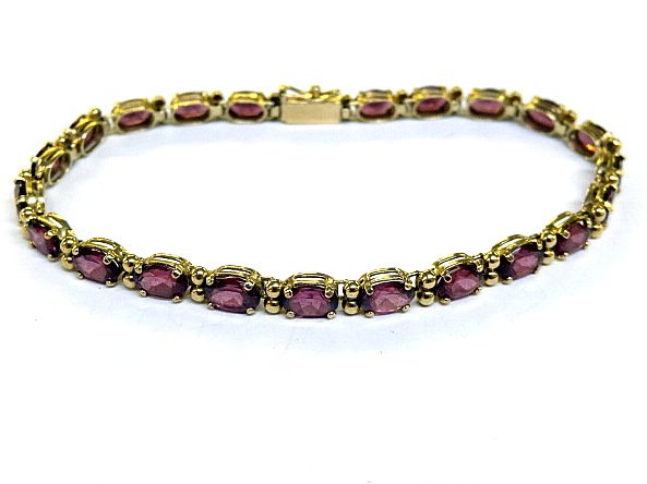 14Kt Ruby Tennis Bracelet (1 of 2)