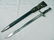 RARE Antique Swiss Switzerland 19 C Saw Back Bayonet - 2