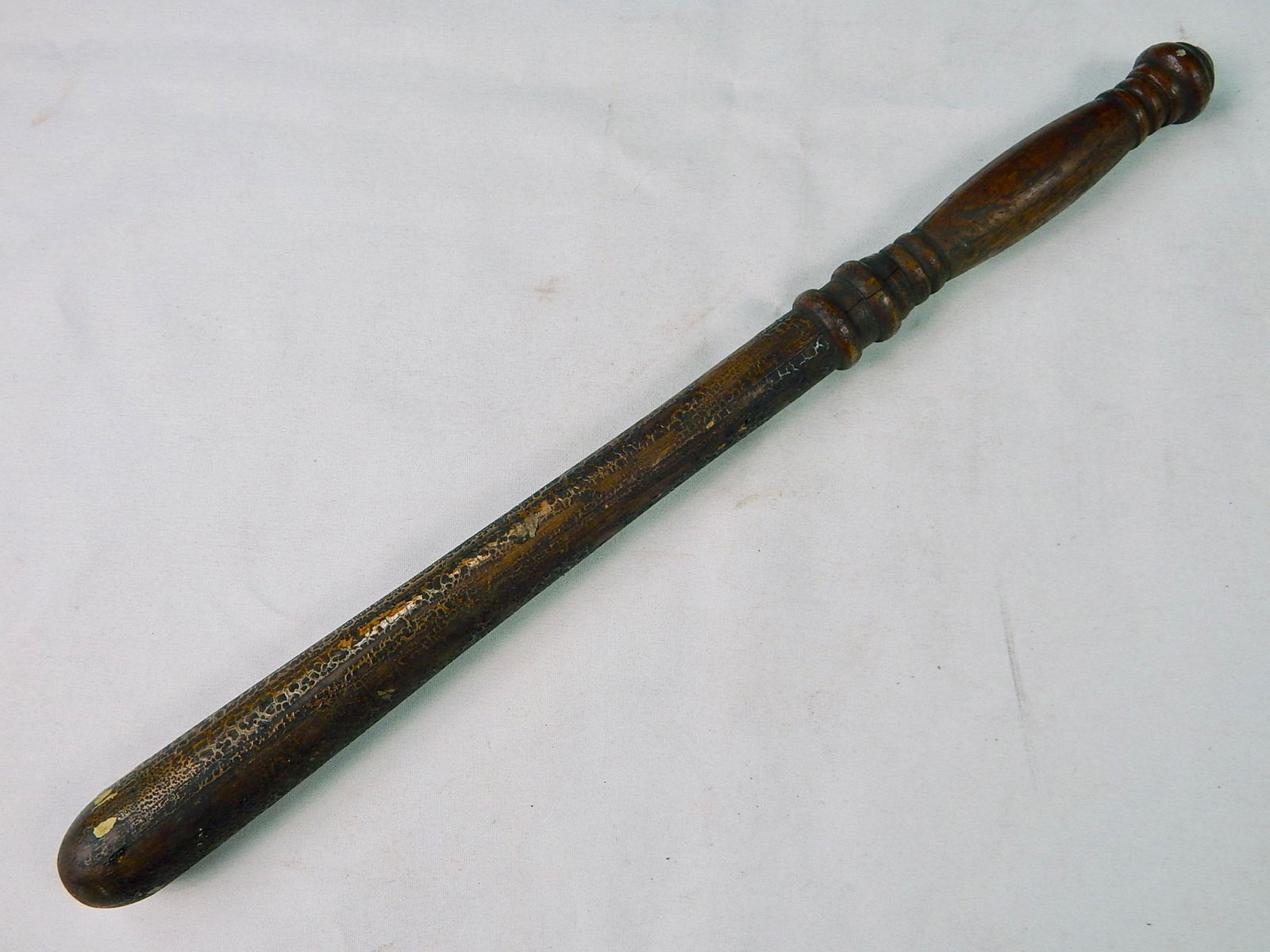 US or British WW2 Wooden Military Police Baton: Original US or British WW2 Wooden Military Police Baton. This item has a reserve price.