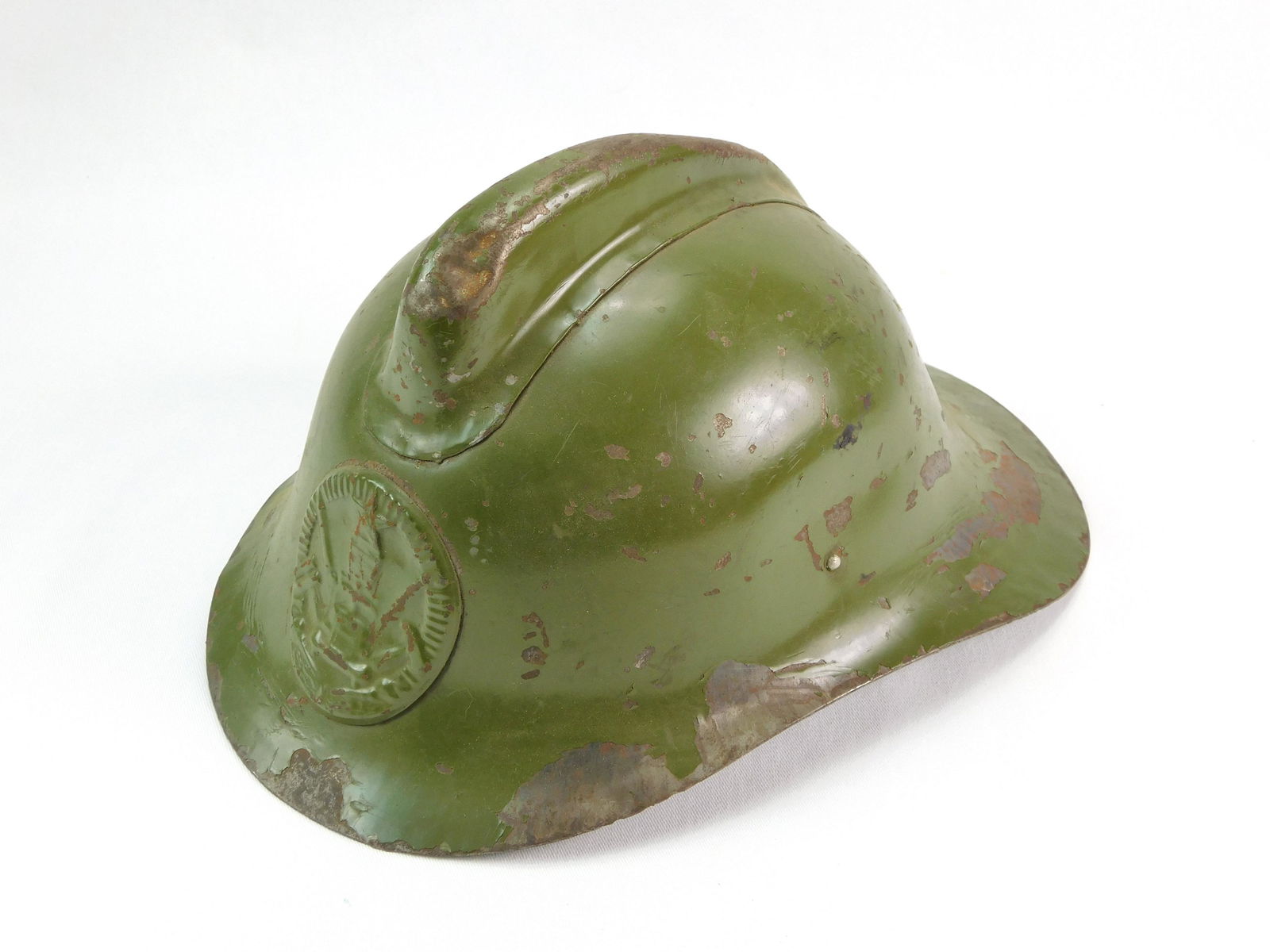 Vintage Soviet Russian USSR Firefighter Fireman Helmet: Original Vintage Soviet Russian Firefighter Helmet
