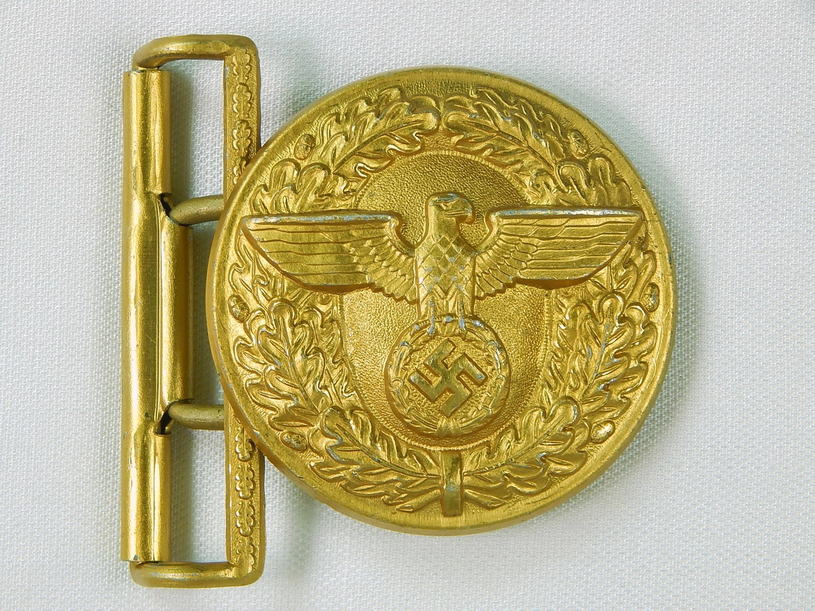 German Germany WW2 Nazi Large Eagle Belt Buckle: German WW2 Large Belt Buckle