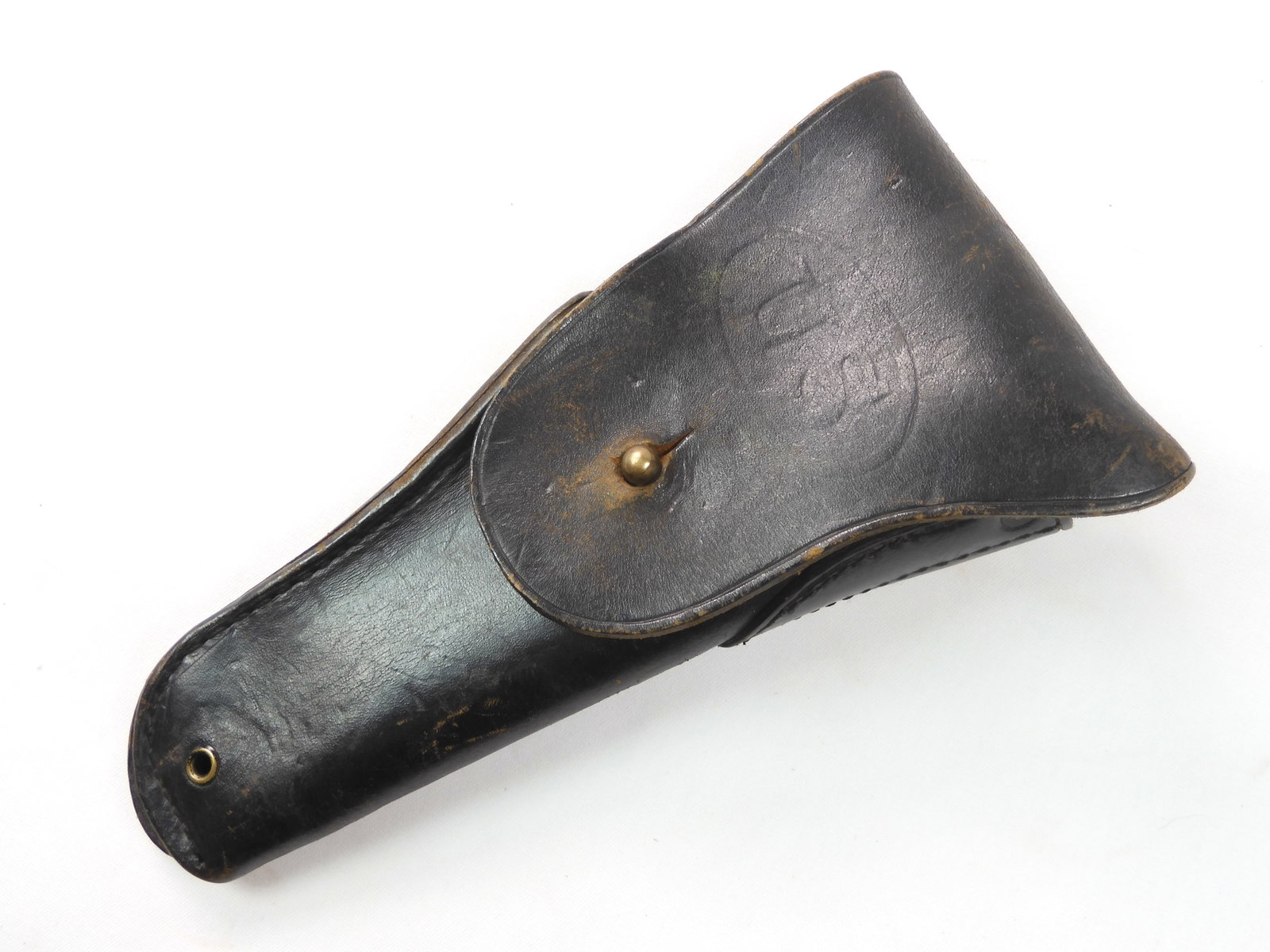 Vintage US Bolen Leather Holster for Pistol Revolver Gun: Vintage US Bolen Leather Holster for Pistol