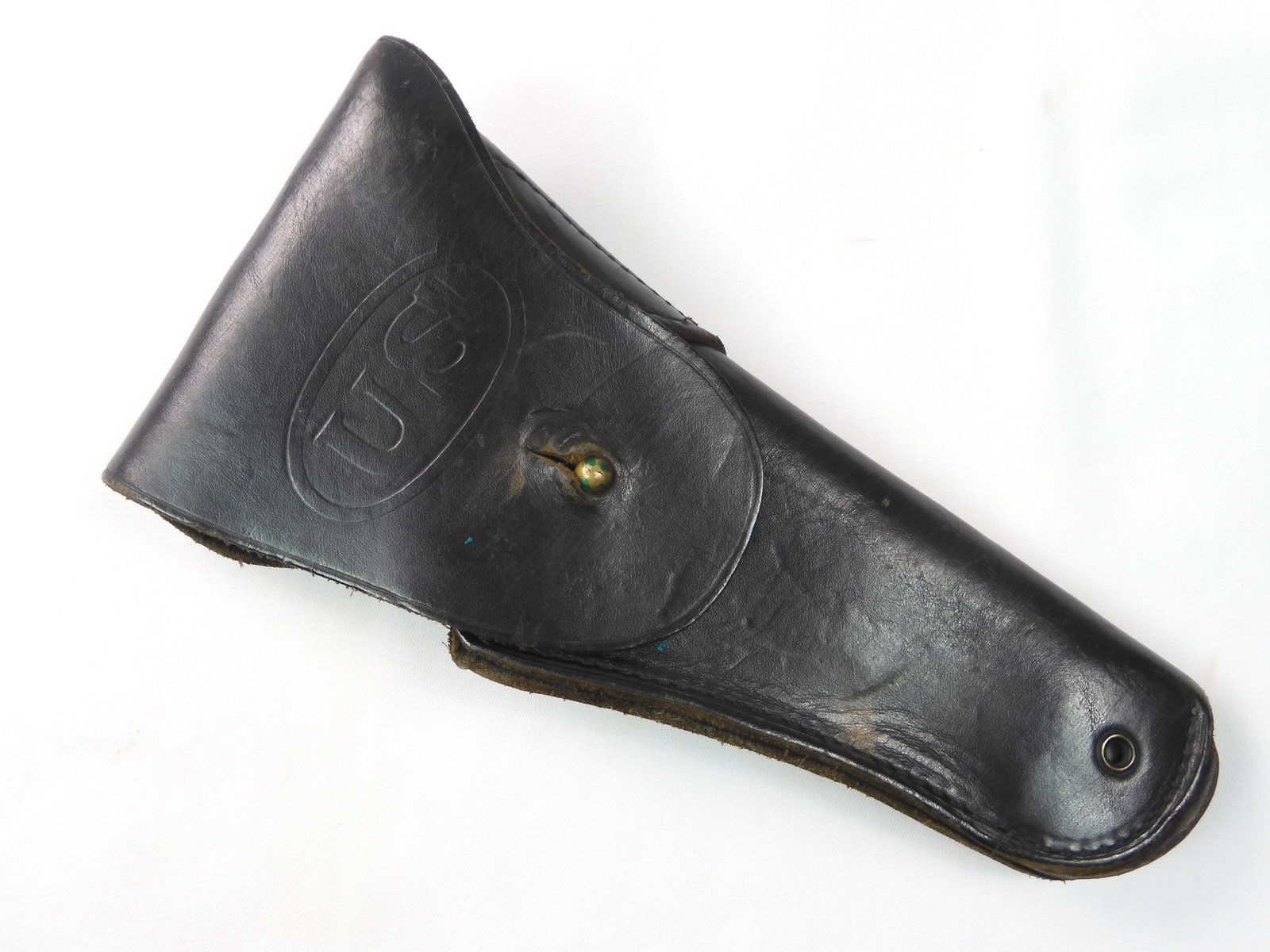 Vintage US Bolen Leather Holster for Pistol Revolver Gun: Vintage US Bolen Leather Holster for Pistol