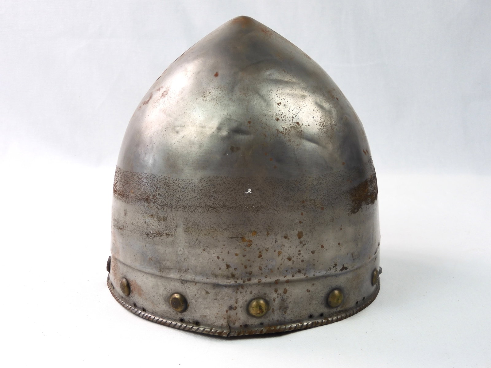 Antique Old Victorian Era Knight's Medieval Helmet Hat: Antique Victorian Era Helmet