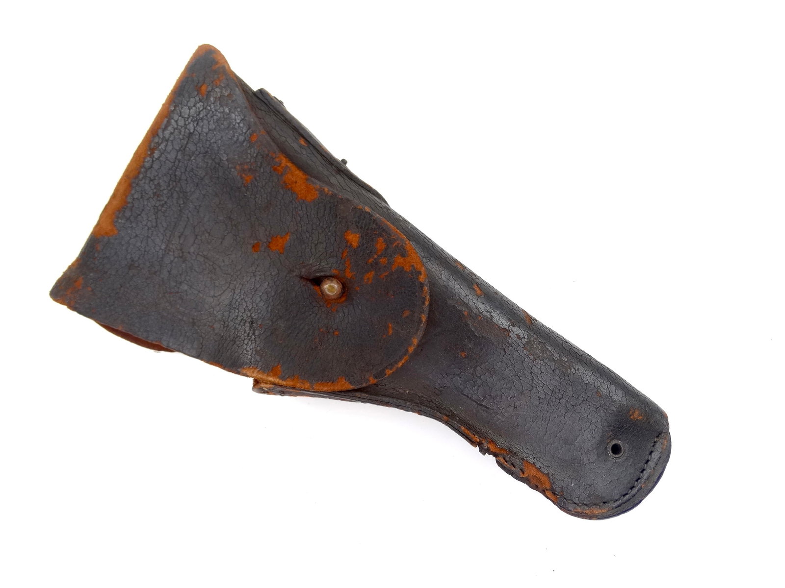 US WW1 Craton & Knight Co. Black Leather Pistol Revolver Holster: US WW1 Craton & Knight Co. Black Leather Pictol HolsterCondition is fair, pictured