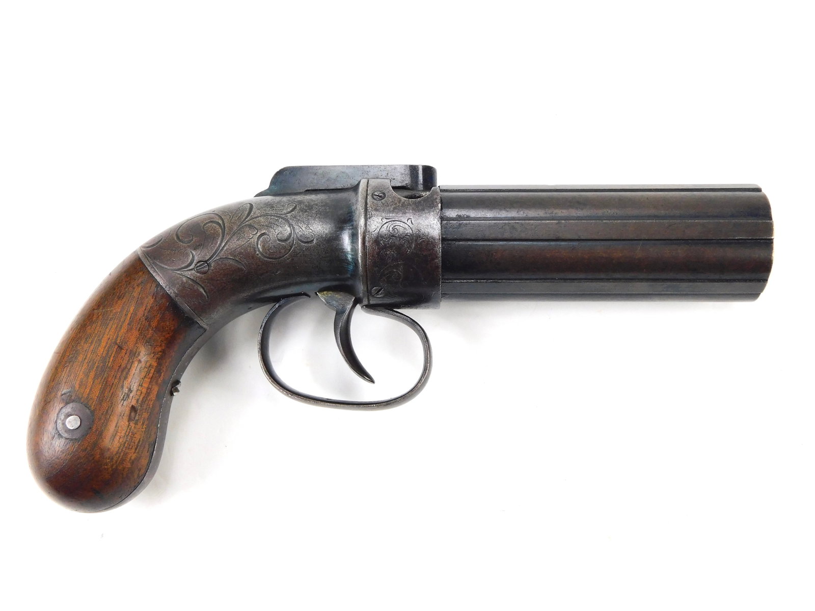 Antique US Civil War .31 Cal Allen & Thurber Pepperbox Pistol Handgun: US Civil War .31 Cal Allen & Thurber Pepperbox Pistol. Mechanically good working condition.