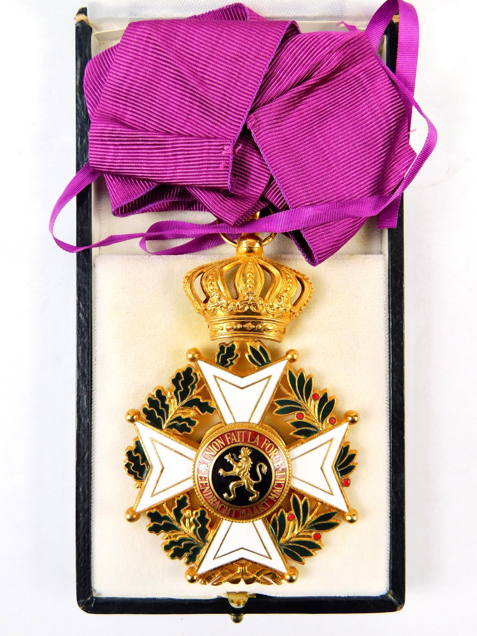 Belgian Belgium Order Of Leopold I Grand Cross Medal Award: Belgian Order Of Leopold I Grand Cross with box