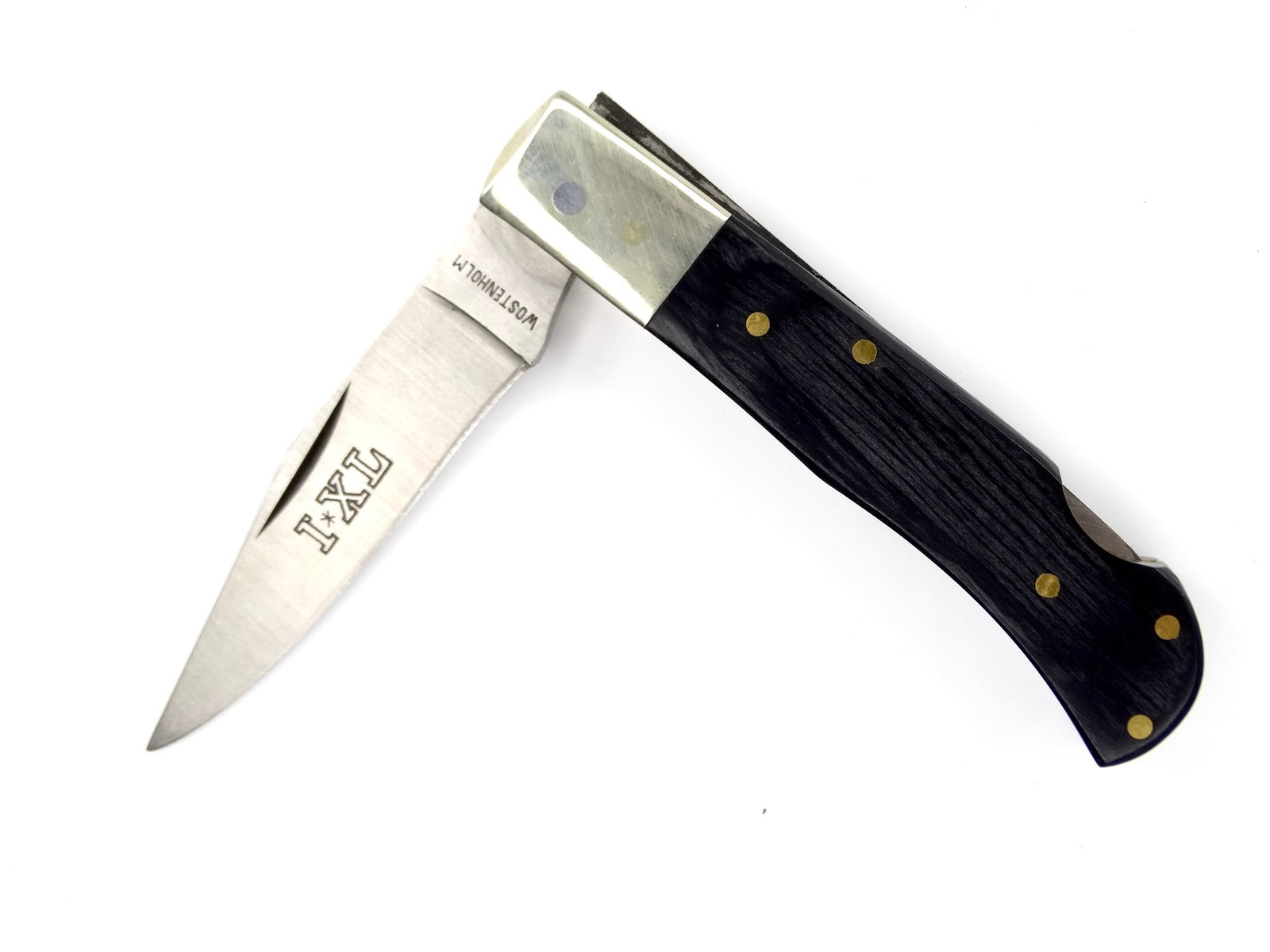 Vintage WOSTENHOLM I-XL Japan Japanese Made Large Lockback Folding Pocket Knife: Vintage WOSTENHOLM I-XL Japan Japanese Made Large Lockback Folding Pocket Knife. Measurements are pictured. Blade snaps, no wobble.