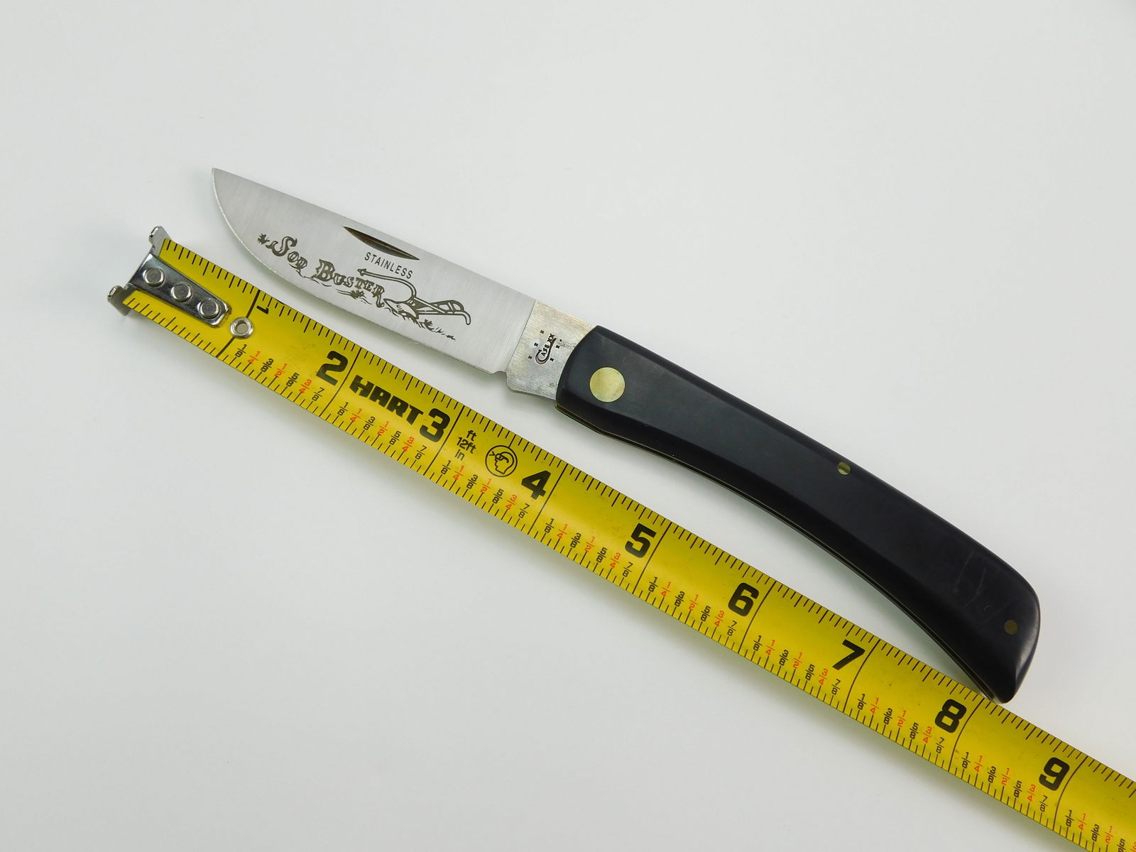 2015 My 1st Case XX Tested 62154 SS Antique Folding Knife: US 2015 My 1st Case XX Tested 62154 SS Antique Folding Pocket Knife with Box. New old stock. Measurements are pictured.