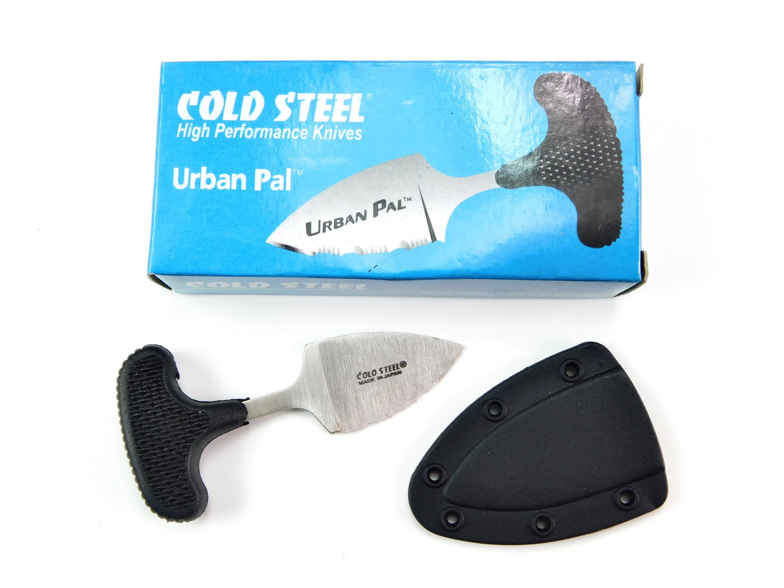 Japan Made Cold Steel Urban Pal Mini Push Dagger Knife: Japan Made Cold Steel Urban Pal Push Dagger with Scabbard and Box. New old stock.