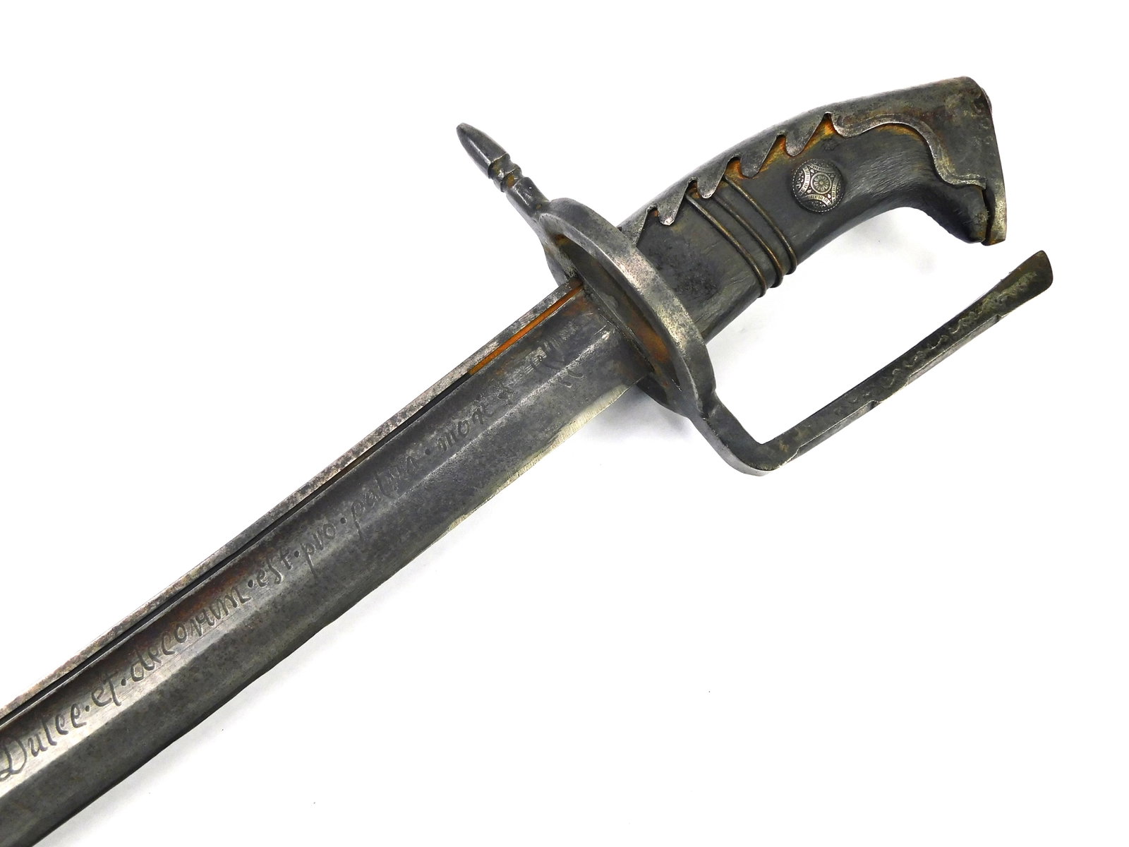 Vintage Polish Hungarian European Heavy Cavalry Sword: Vintage Polish or Hungarian Heavy Cavalry Sword. No scabbard. 37 3/4" long with a 32 1/2" blade.