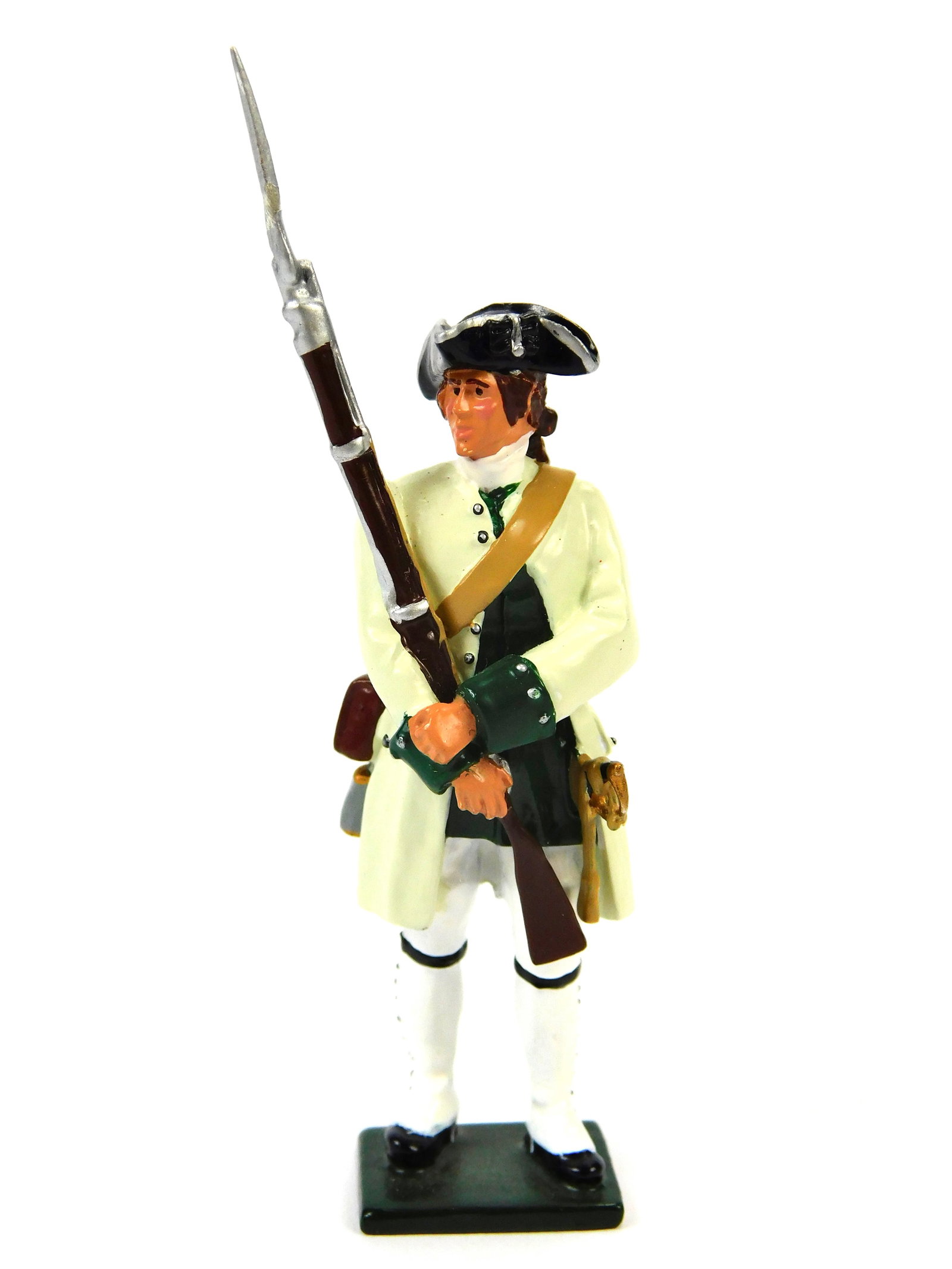 Painted Toy Soldier Figurine 2008 Black Watch Colour Party British Highlander w/ Rifle: Painted Toy Soldier Figurine. 2008 The Black Watch Colour Party W. Britain British Highlander with rifle.