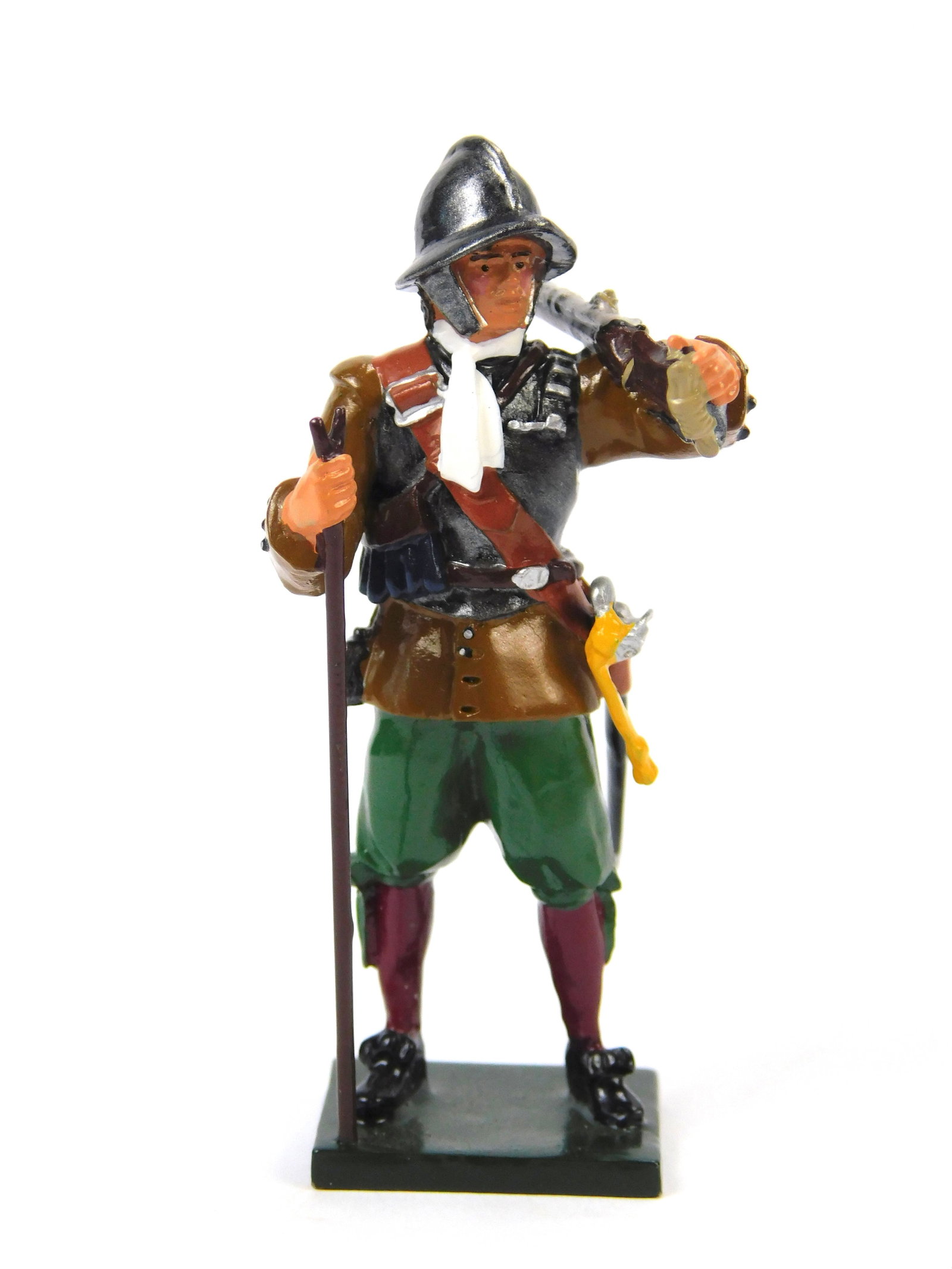 Painted Toy Soldier Figurine 2007 Black Watch Colour Party British Officer w/ Rifle D: Painted Toy Soldier Figurine. 2007 The Black Watch Colour Party W. Britain British Officer with rifle.
