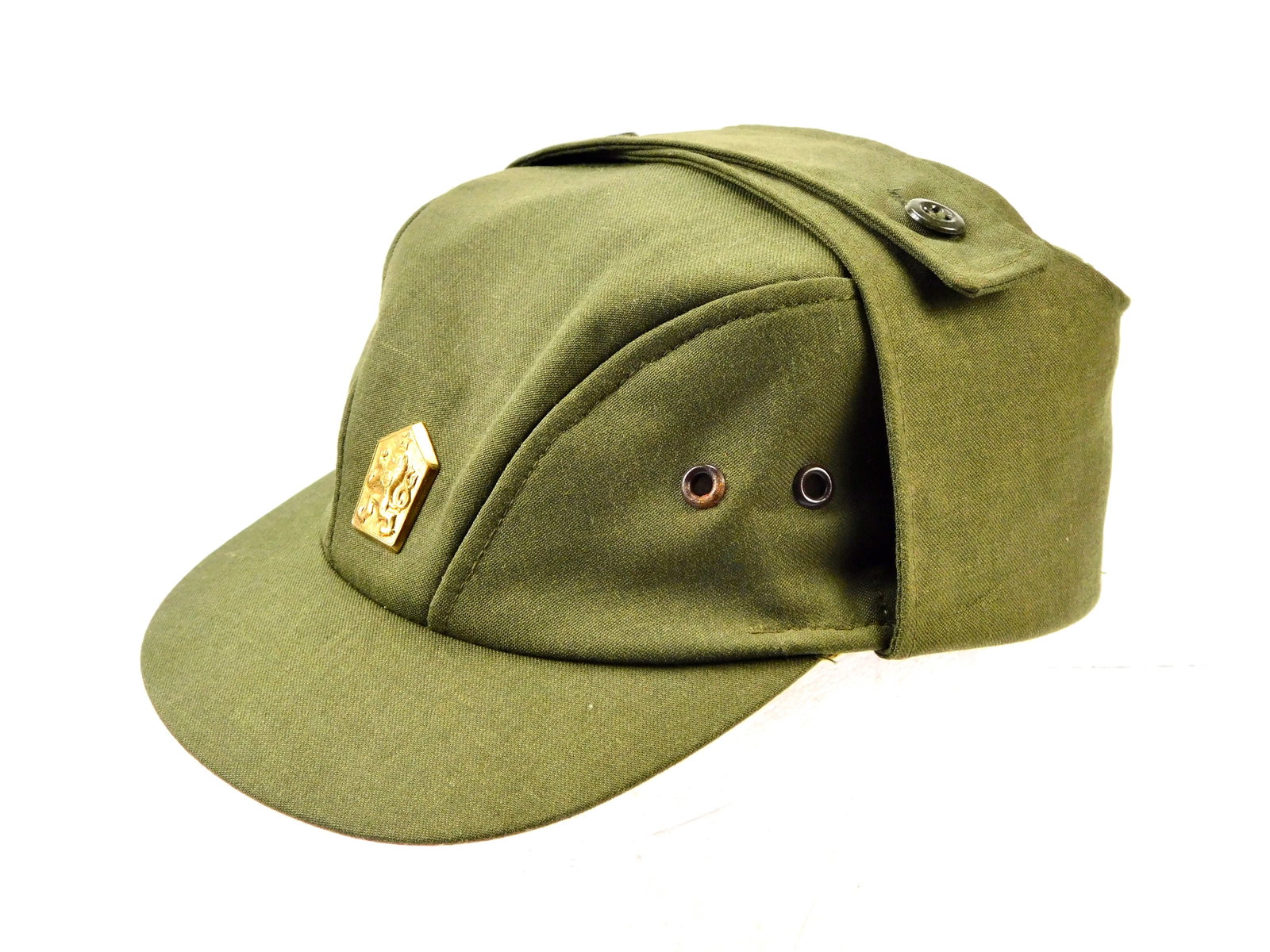 Vintage Czechoslovakian Czeck Military Army Officer's Hat Cap: Vintage Czechoslovakian Officer's Hat