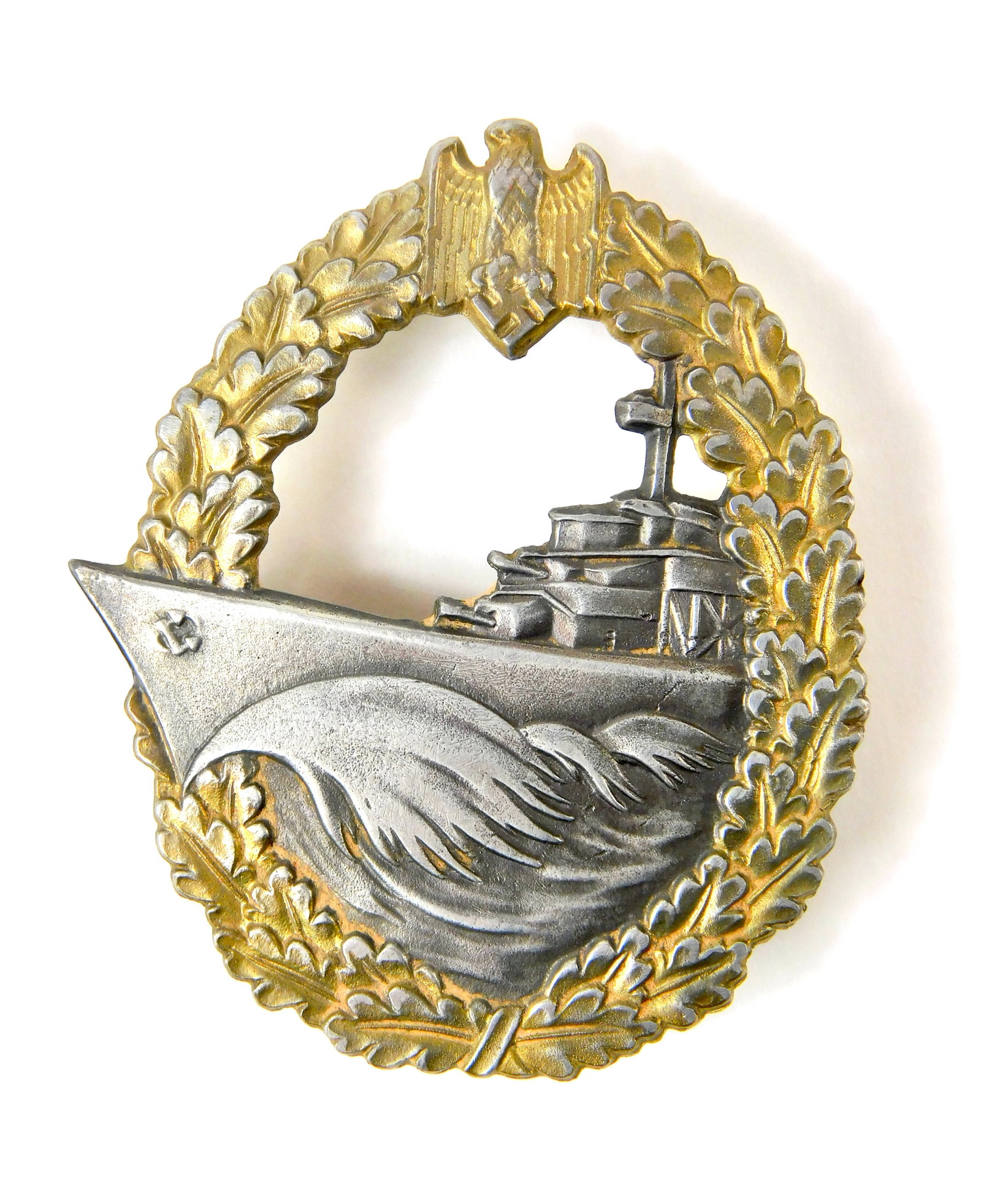 German Germany WW2 Boat Badge Pin: German WW2 Badge. Not authenticated. LiveAuctioneers is currently displaying only their own expensive shipping options. However, we offer reasonably priced in-house shipping on most items. Please cont
