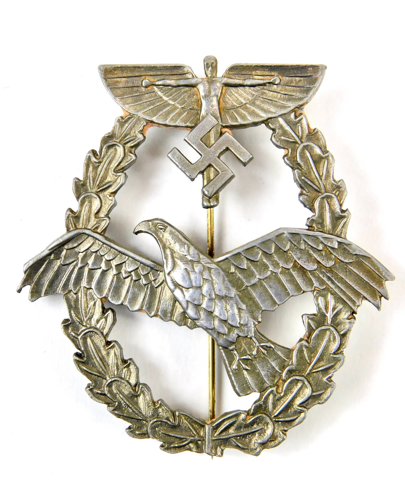 German Germany WW2 Eagle Badge Pin: German WW2 Badge. Not authenticated. LiveAuctioneers is currently displaying only their own expensive shipping options. However, we offer reasonably priced in-house shipping on most items. Please cont