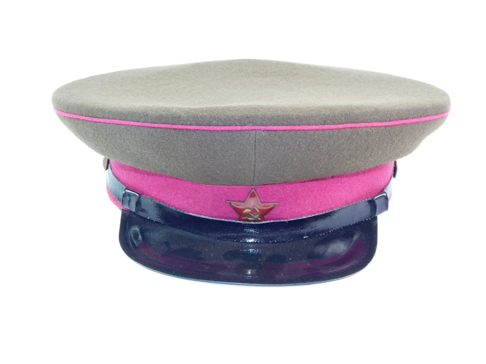 Vintage Soviet Russian USSR Military Officer's Visor Hat Cap: Vintage Soviet Russian Officer's Visor Hat. LiveAuctioneers is currently displaying only it's own expensive shipping options. However, we offer reasonably priced in-house shipping on most items. Pleas