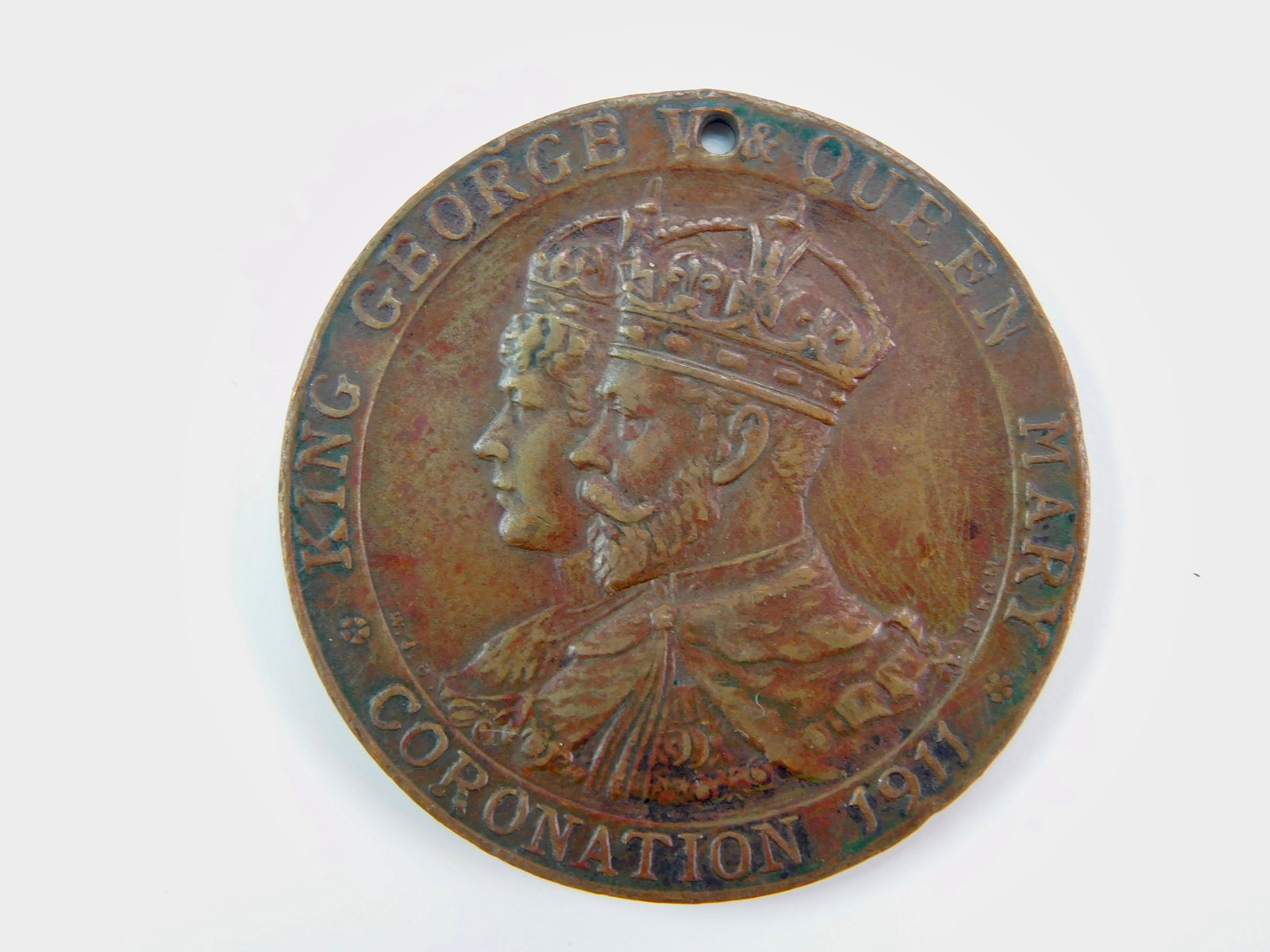 British 1911 King George Queen Mary Coronation Medal: British 1911 Coronation Medal. LiveAuctioneers is currently displaying only it's own expensive shipping options. However, we offer reasonably priced in-house shipping on most items. Please contact us 