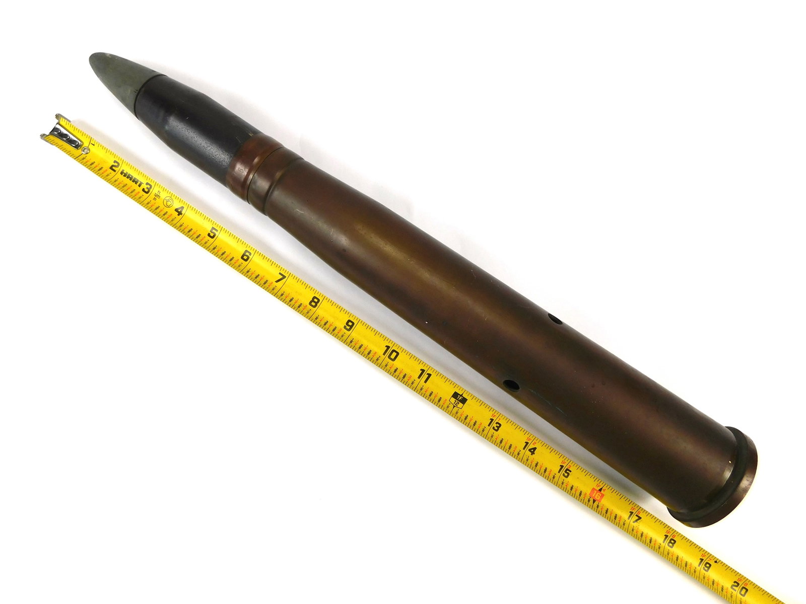 US WW2 Large Artillery Dummy Cartridge Military Home Décor: In-House Shipping. US WW2 Large Artillery Dummy Cartridge. Any surplus ammunition is sold as collectible ammunition. It is your responsibility to use due diligence to inspect each round for issues if 
