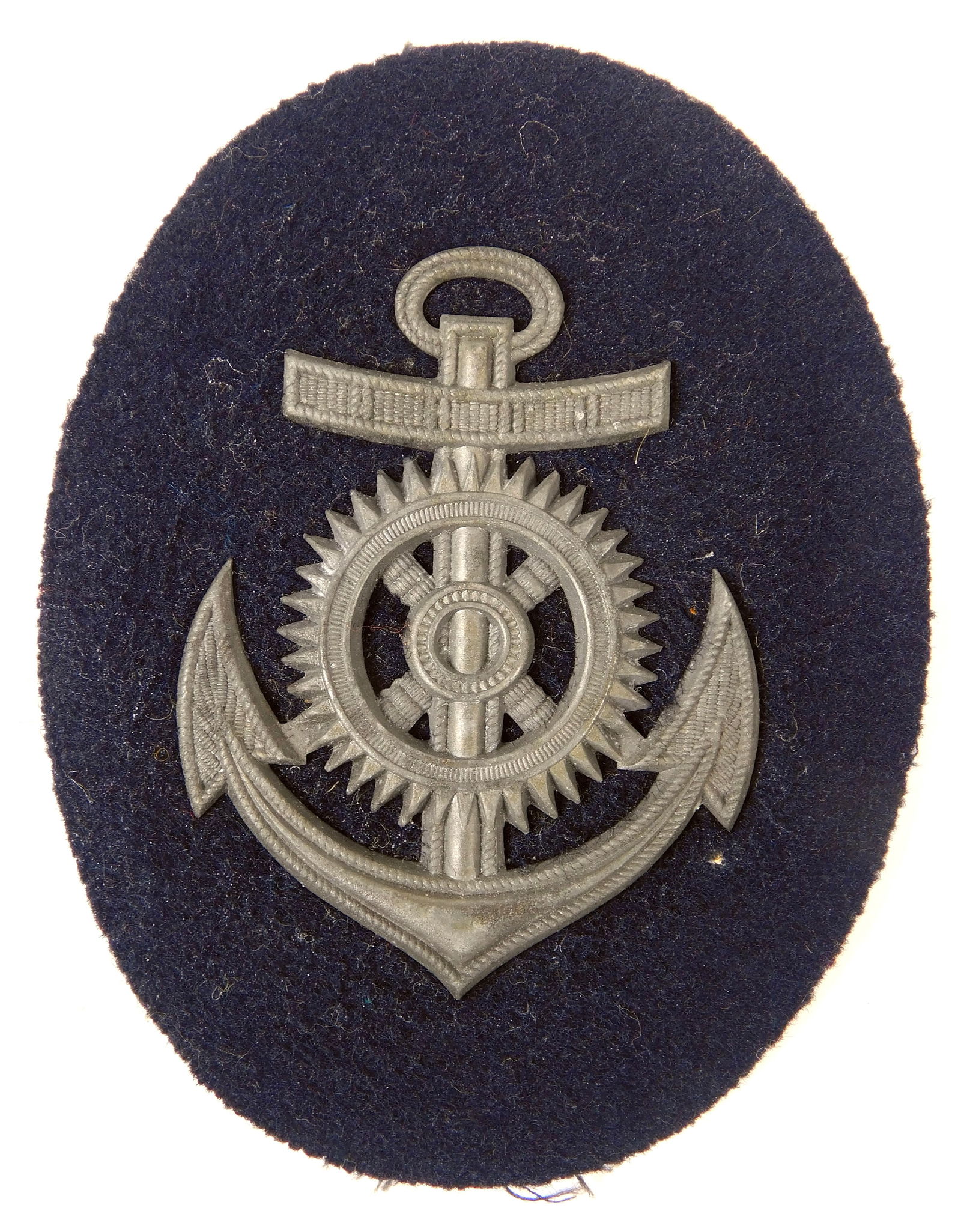 WW1 WW2 German Germany Navy Naval Kriegsmarine NCO Badge Patch: In-House Shipping. German WW1-WW2 Navy NCO Badge / Patch.