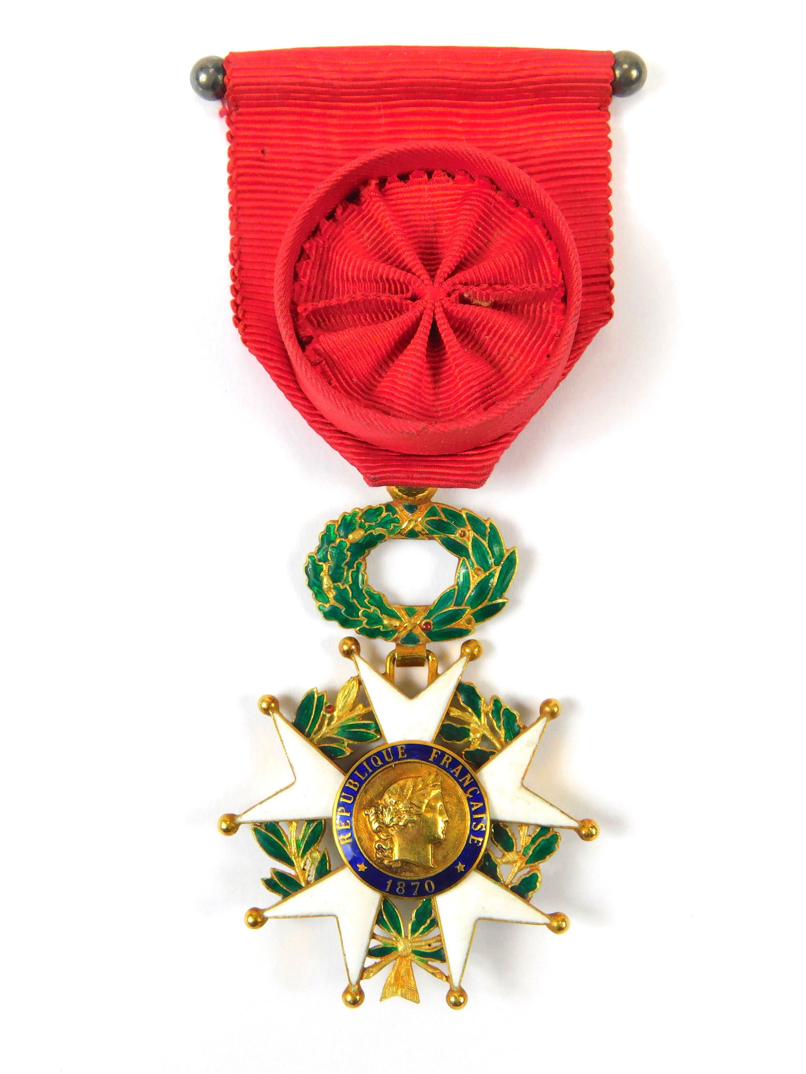French France Imperial Order of Legion of Honor Enameled Cross Medal Award (1 of 15)