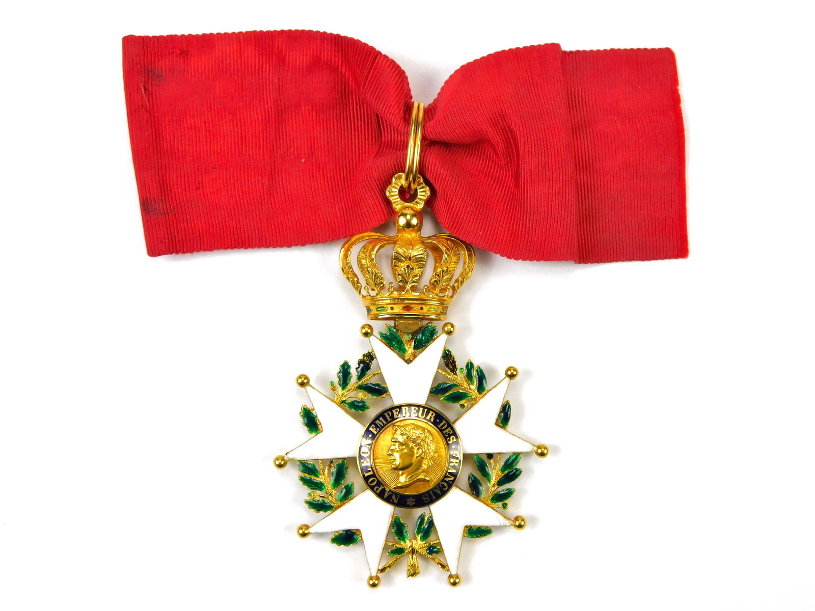 French France Imperial Order of Legion of Honor Enameled Cross Medal Award (1 of 15)