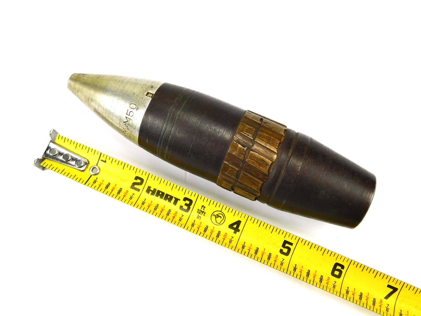 US WW1 Small Cannon Bullet Round with Dummy Fuse: In-House Shipping. US WW1 Small Cannon Bullet Round with Dummy Fuse. Any surplus ammunition is sold as collectible ammunition. It is your responsibility to use due diligence to inspect each round for 